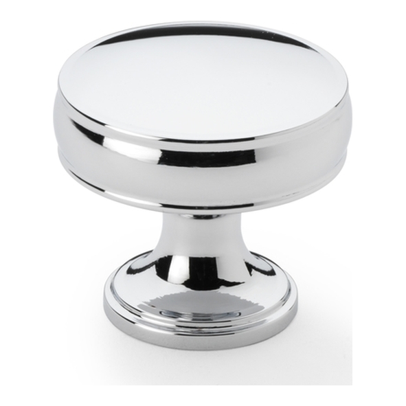 AW808-32-PC • 32mm • Polished Chrome • Alexander and Wilks Lynd Cupboard Knob